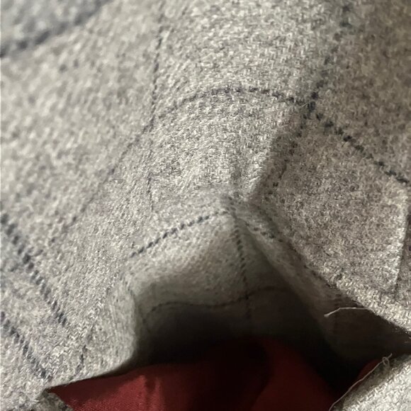 Ralph Lauren Polo 100% Wool Grey Plaid Blazer - Picture 5 of 16